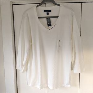 Karen Scott top, size XL, New with tags